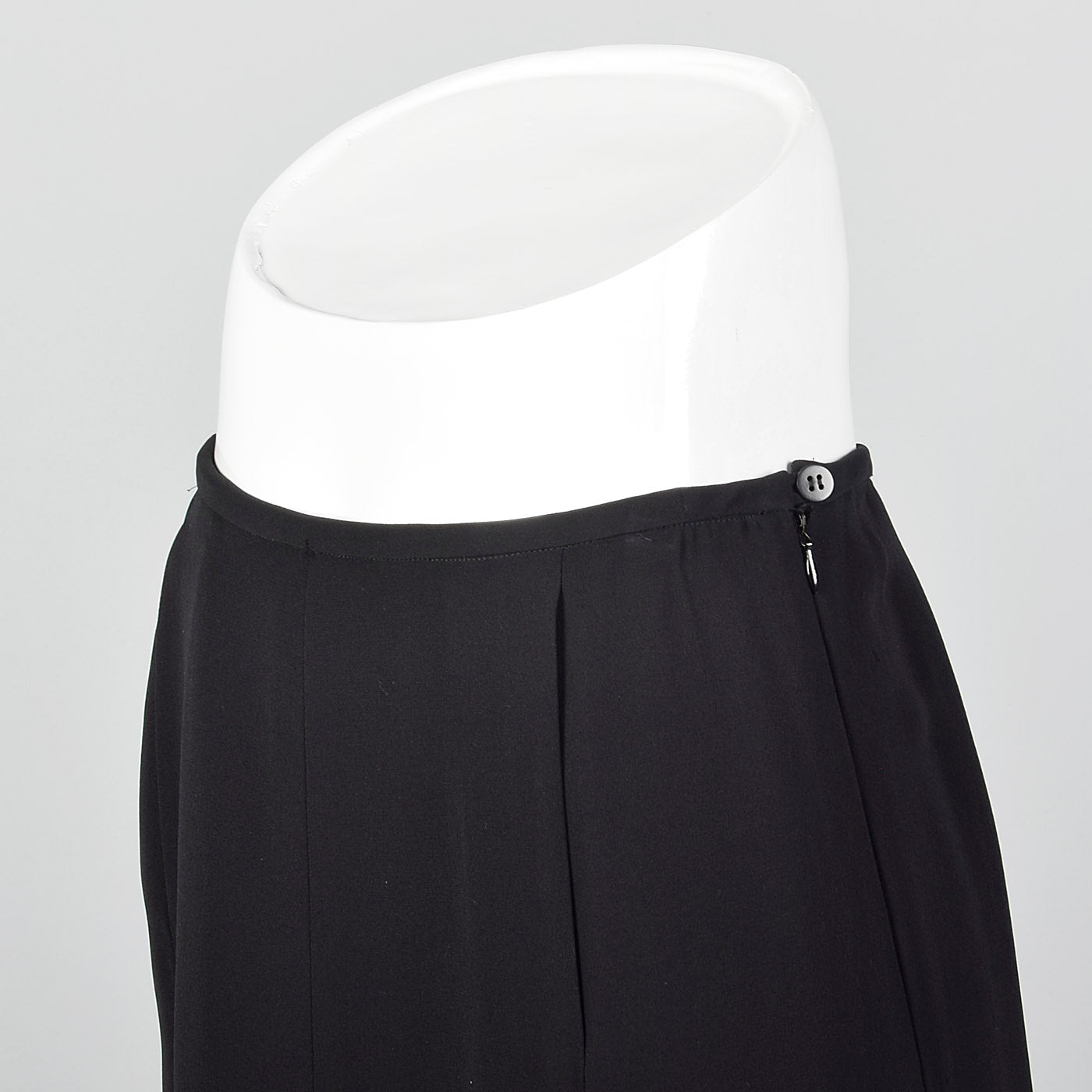 1990s Giorgio Armani Black Maxi Skirt with Mermaid Hem