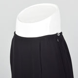 1990s Giorgio Armani Black Maxi Skirt with Mermaid Hem