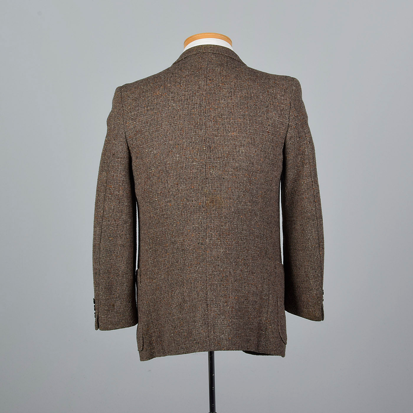 1970s Mens Yves Saint Laurent Chunky Tweed Jacket