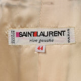 Medium Yves Saint Laurent Rive Gauche 1970s Cream Jacket