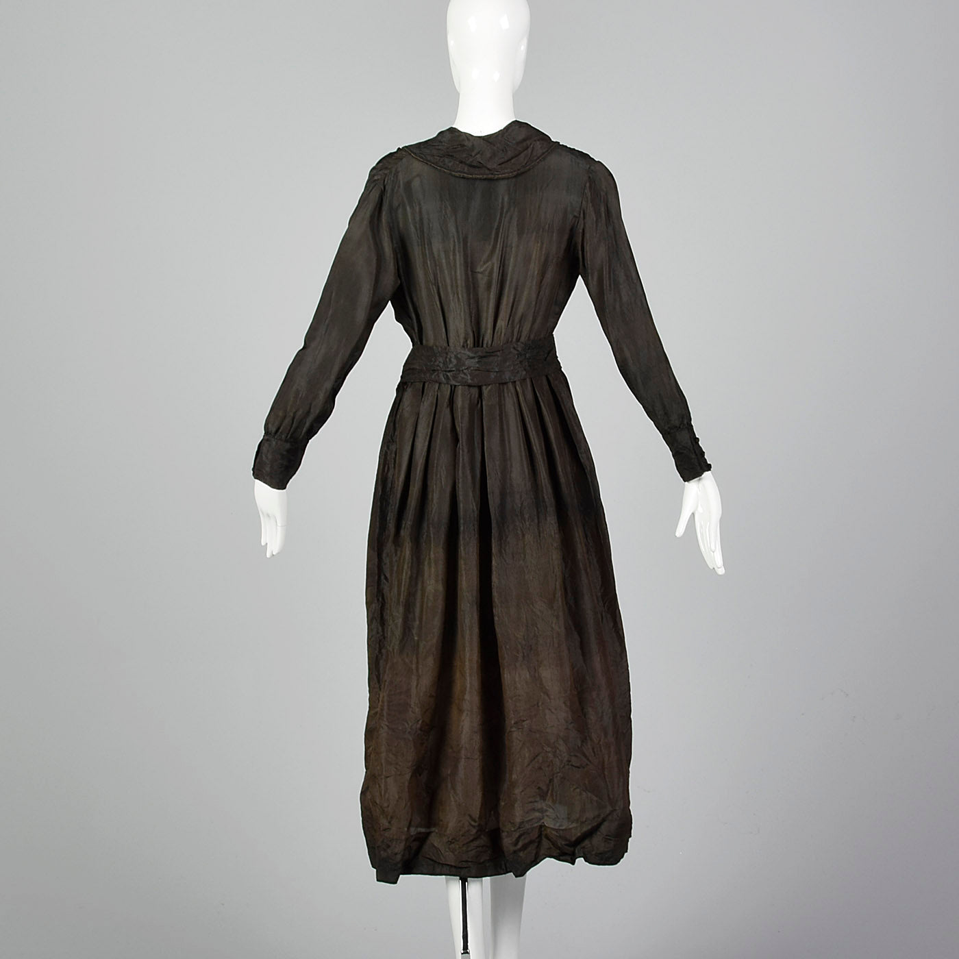 1910s Black Silk Edwardian Dress Style & Salvage 1910s Black Silk Edwardian Dress Style & Salvage