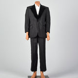 42R 1970s Mens TuxedoTwo Piece Single Button