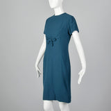 1960s Teal Dress and Jacket Set