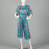 1980s Diane Freis Reversible Jumpsuit