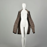 Small-Medium 2010s St.John Couture Sweater Loose Clutch Coat Multicolor Stripe Jacket
