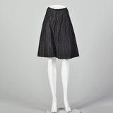 XXS 1950s Black Designer Slip