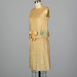 1960s Gold Lurex Skirt Set
