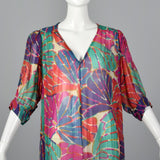 XL Ted Lapidus Boutique Sheer Floral Dress
