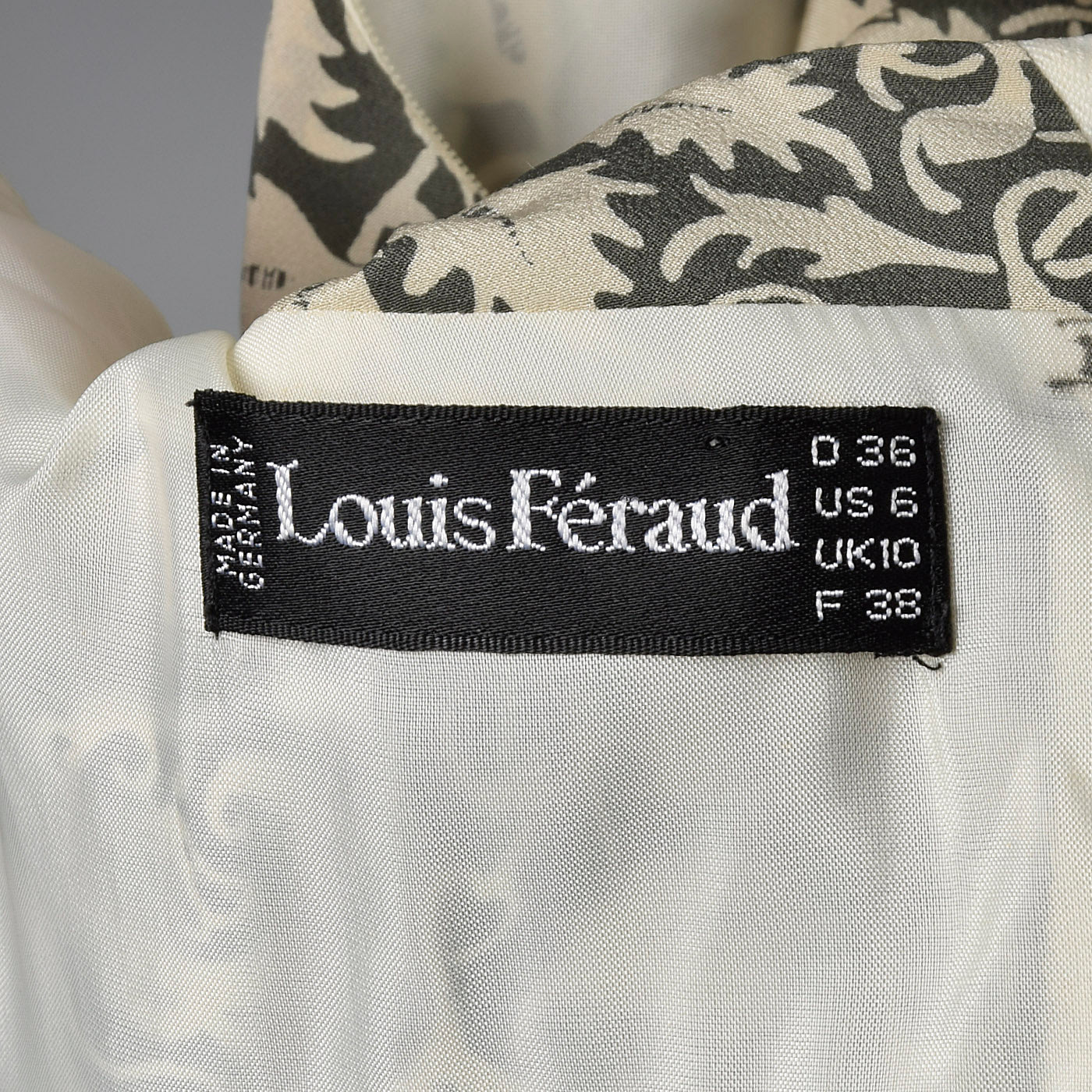 Small Louis Feraud 1980s Silk Wrap Dress