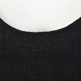 2000s Loose Black Dress in Linen