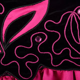 Large Pink 1980s Prom Dress