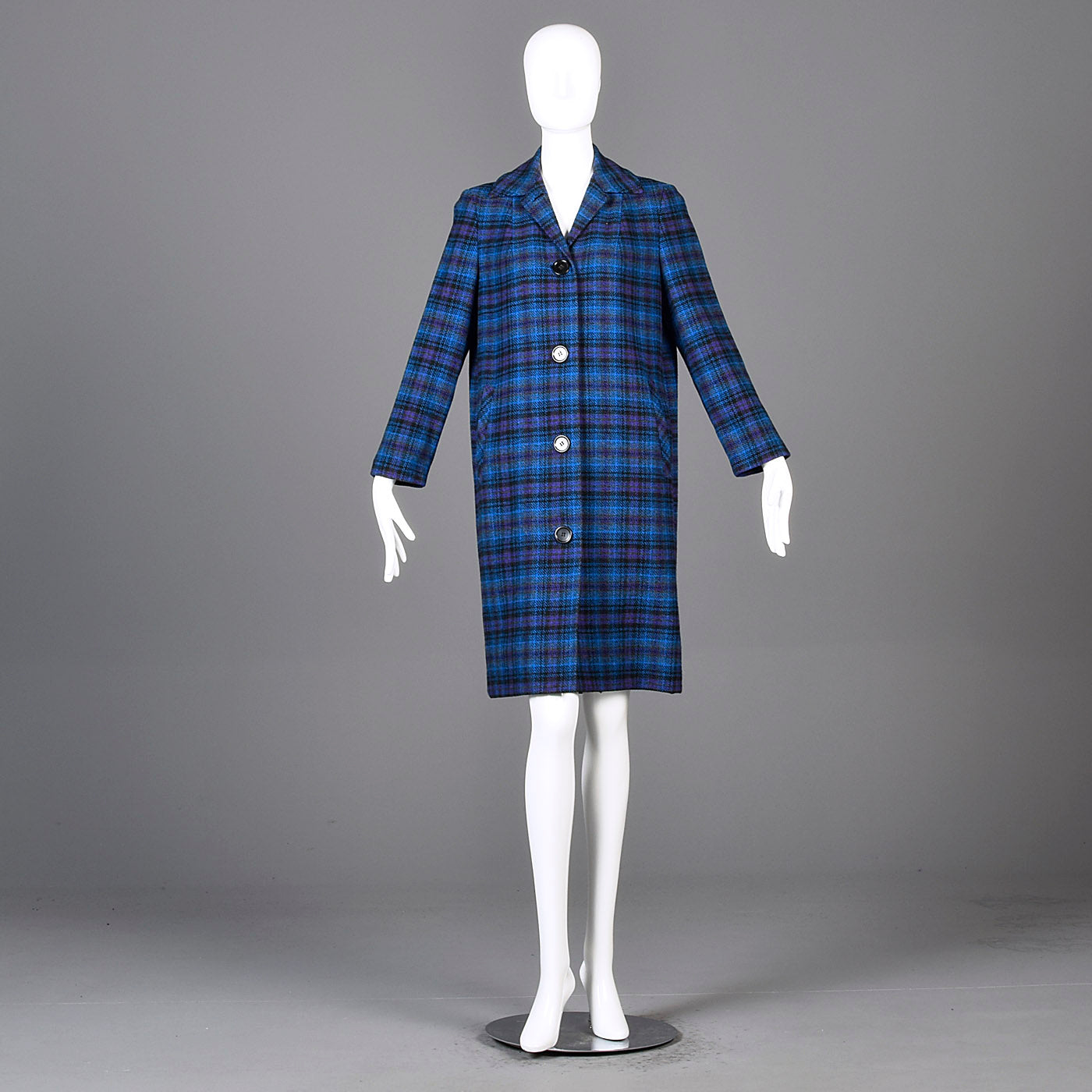 1950s Pendleton Tartan Plaid Coat