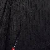 1980s Black Beaded Dress