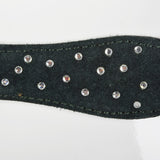 1990s Sonia Rykiel Green Suede Braided Belt