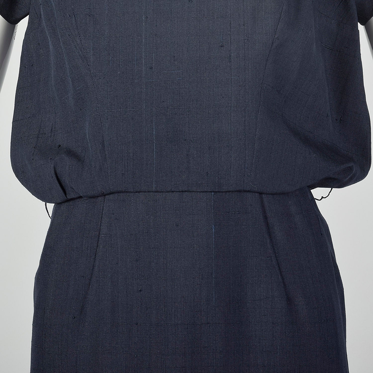 Small 1950s Suzy Perette Navy Blue Dress