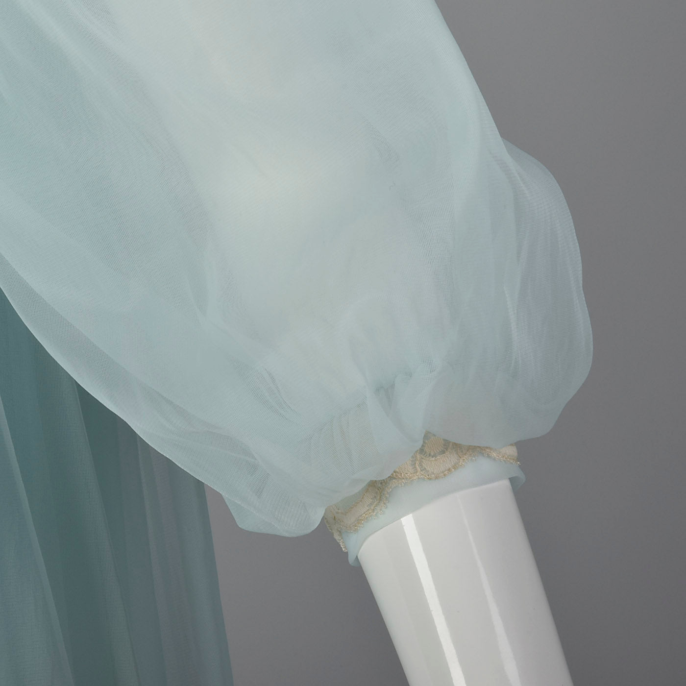 1950s Blue Nightgown and Peignoir Set