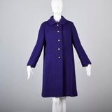 1960s Purple Tweed Coat
