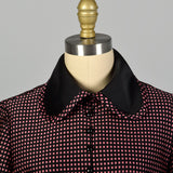 Small-Medium Geoffrey Beene Boutique Pink and Black Patterned Dress
