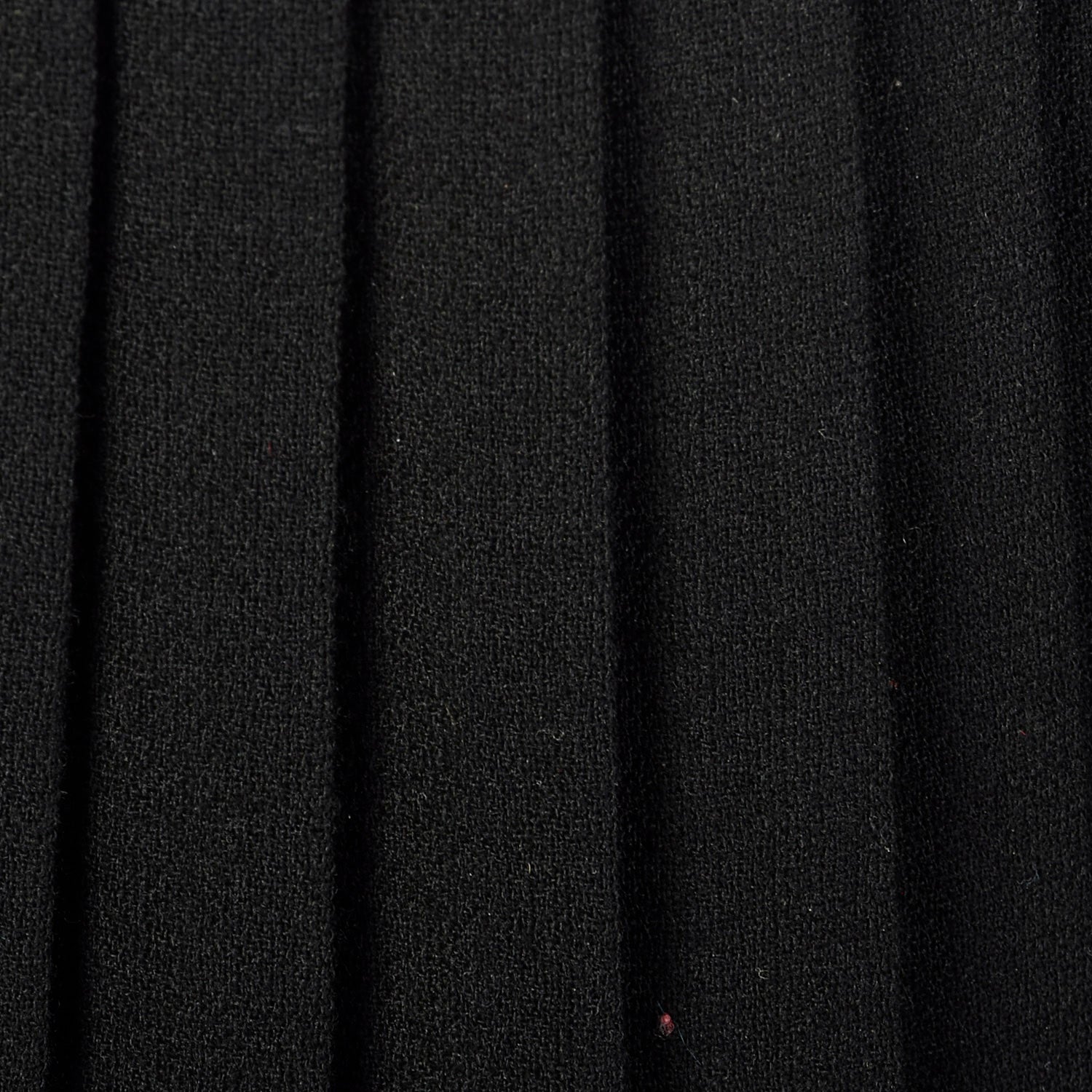 Small 1950s Black Dress with Pleated Underlay