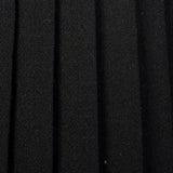 Small 1950s Black Dress with Pleated Underlay