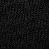1980s Black Knit Dress with Gold Buttons