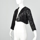 XS 1960s Sequin Bolero Jacket