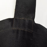 Medium 1920s Black Slip Under Dress Underpinning Sleeveless Velvet Border