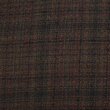 1950s Mens Lightweight Summer Jacket in Brown Plaid