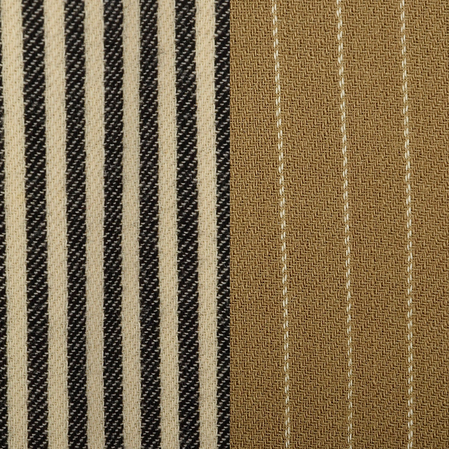 Medium 1980s Bill Blass Tan Striped Skirt Suit
