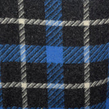 1950s Blue Tartan Plaid Wool Skirt