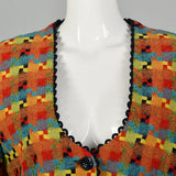 Medium Emanuel Ungaro 1990s Colorful Jacket