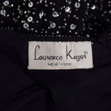 1990s Black Beaded Dress