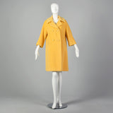Medium 1950s Lilli Ann Yellow Winter Coat