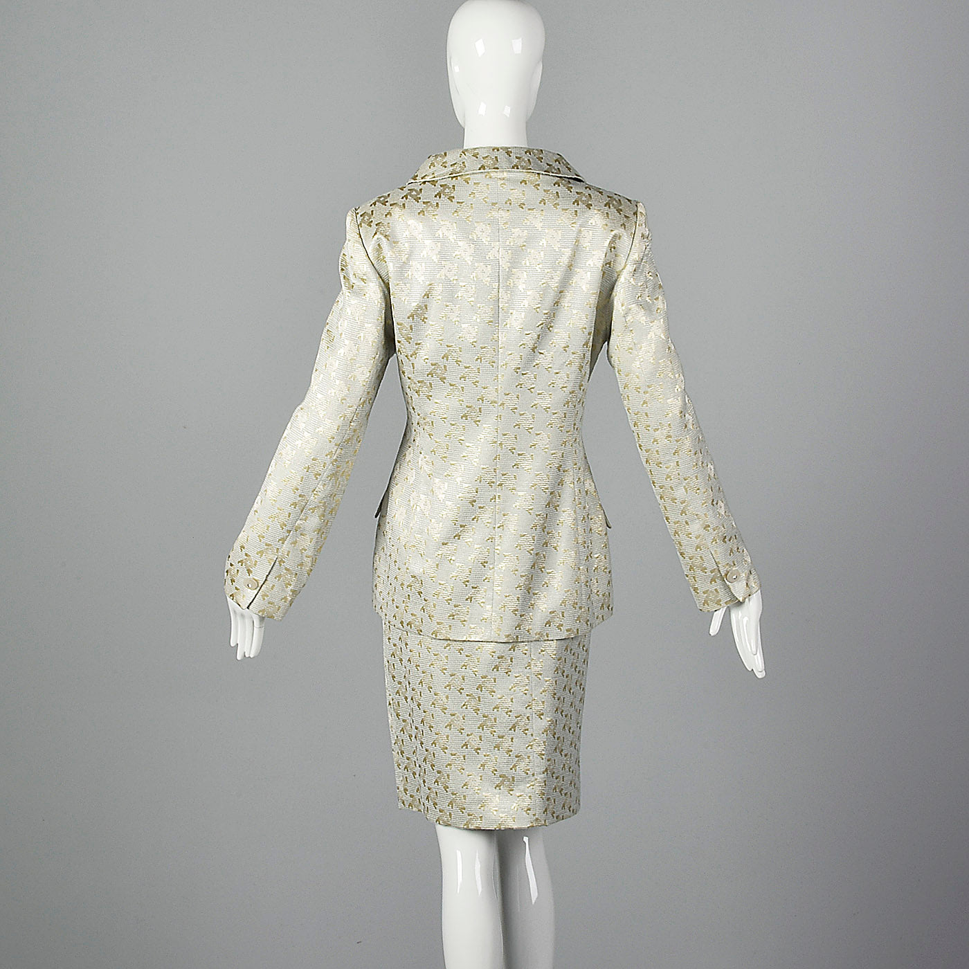 1990s Mary McFadden Collection Wedding Suit