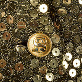 Medium Sonia Rykiel 1980s Gold Sequin Blazer