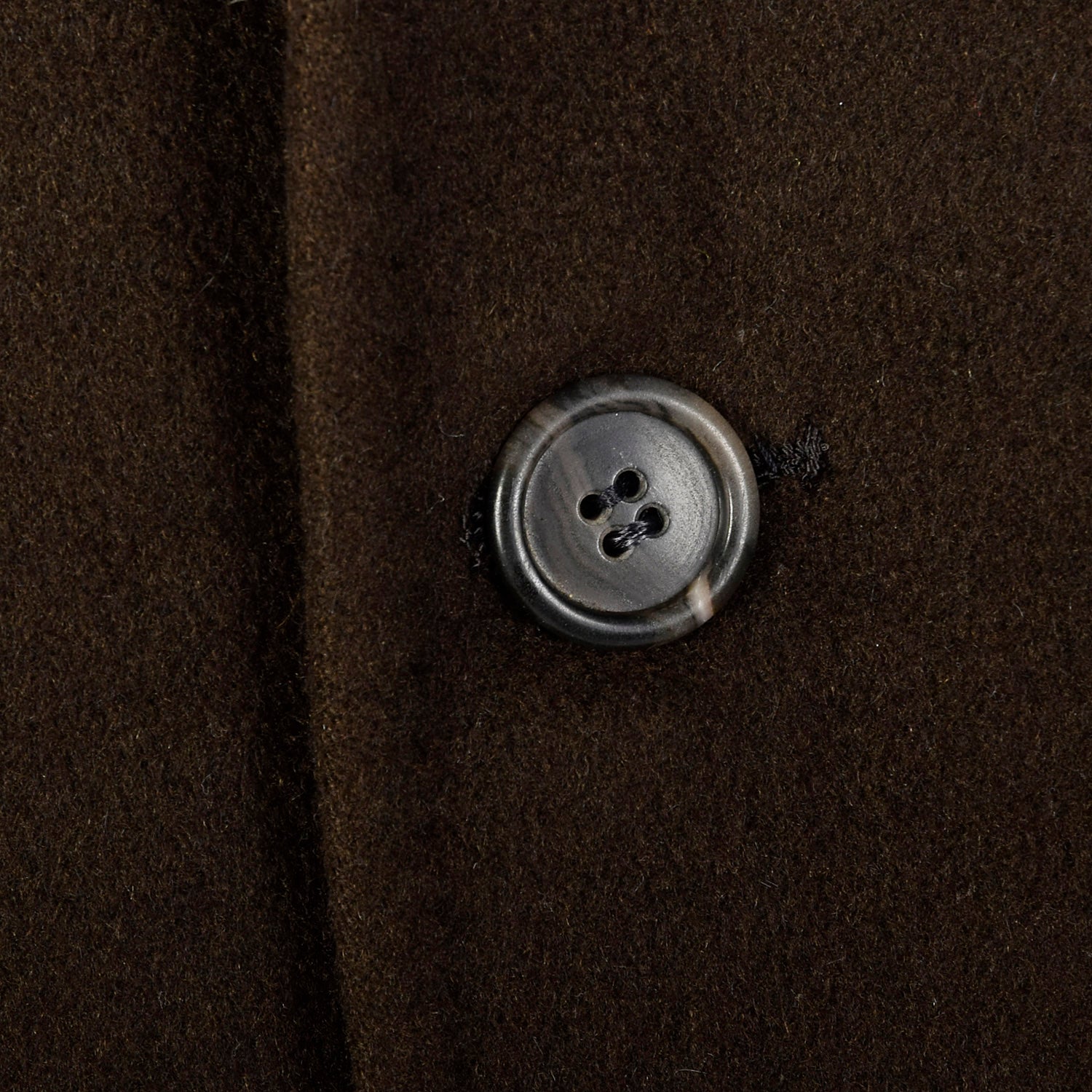 XL 1960s Mens Cashmere Winter Coat Chocolate Brown