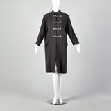 Large Emanuel Ungaro Paralléle 1980s Gray Wool Coat