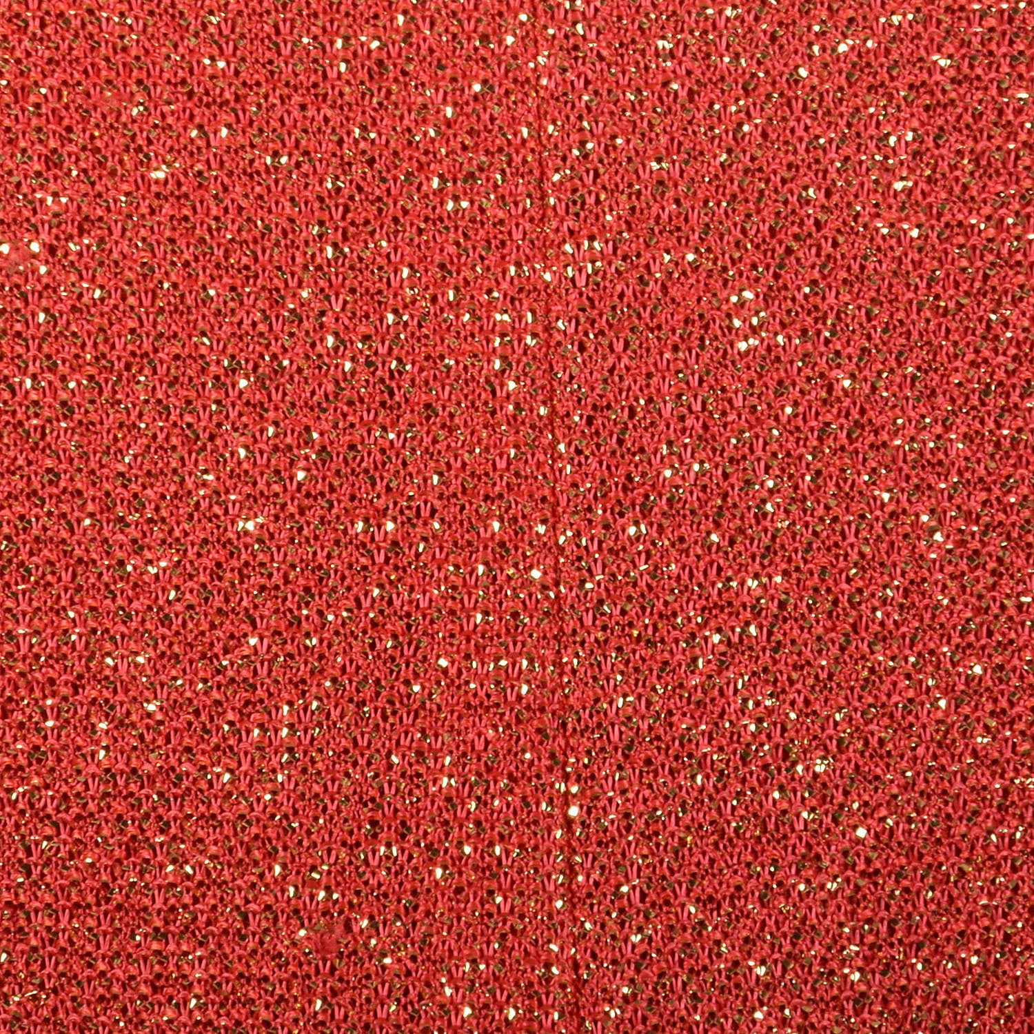 Adele Simpson Evening Gown Formal Dress Metallic Red Lurex Long Sleeve