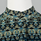 1970s Pierre Balmain Metallic Tunic Top