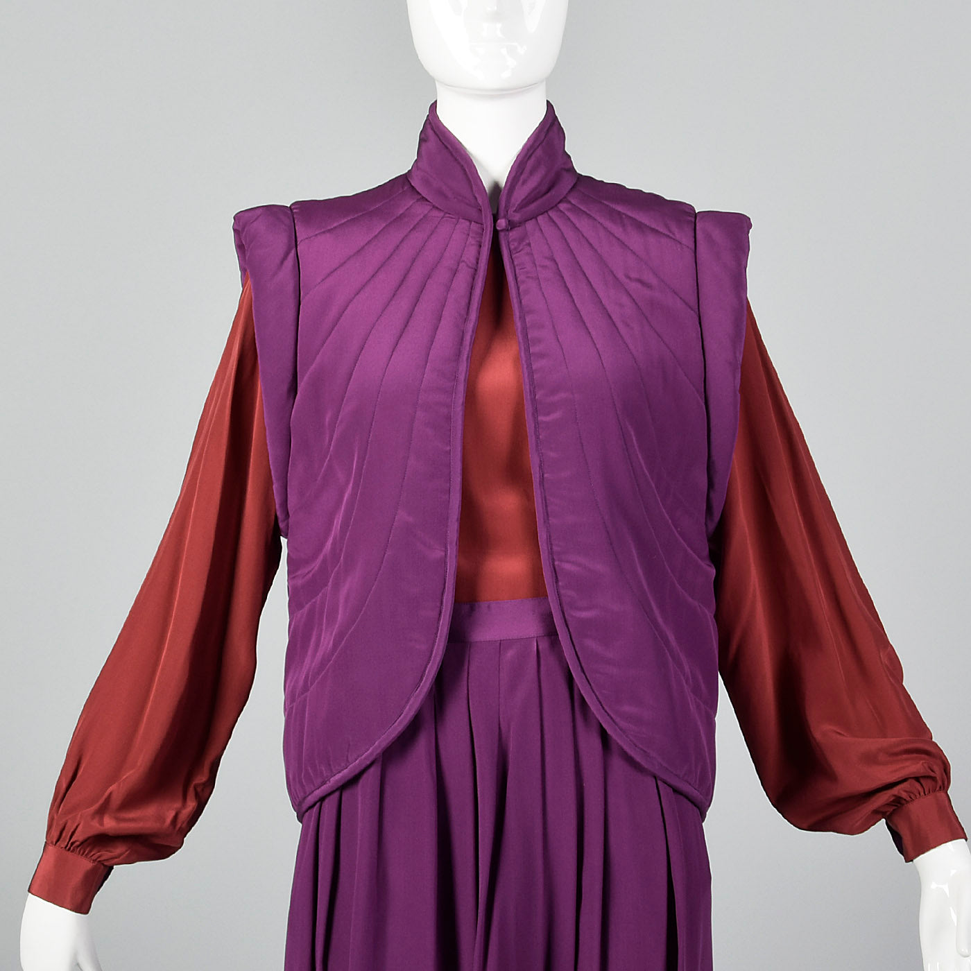 1980s Pierre Cardin Three Piece Silk Set