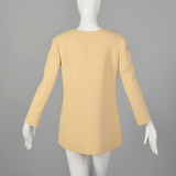 Small 1960s Minimalist Cream Jacket