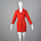 1960s Red Knit Coat