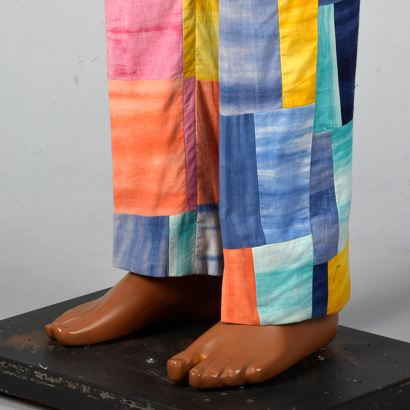 1970s Mens Patchwork Pants