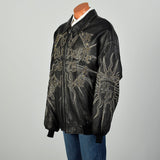 XL Pelle Pelle Jacket Black Studded Leather Marc Buchanan