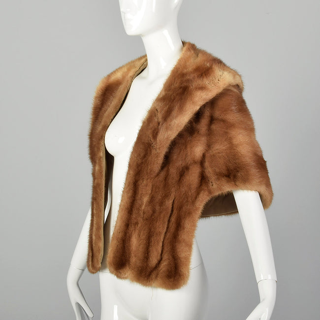 XS-Medium 1950s Mink Stole