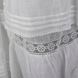 1970s White Maxi Skirt Costume Petticoat