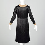 Small 1920s Liquid Satin Deco Dress
