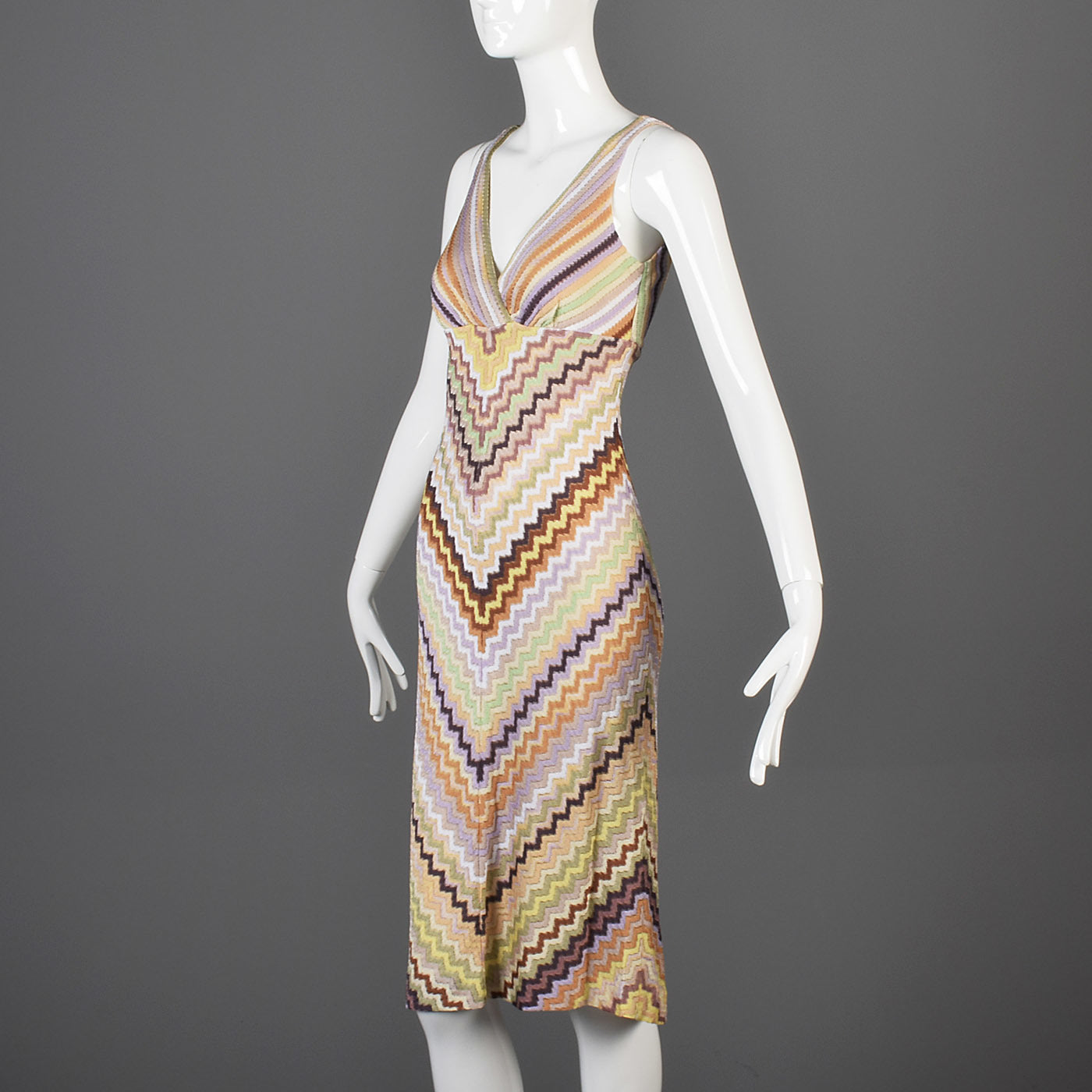1990s Missoni Sleeveless Midi Dress