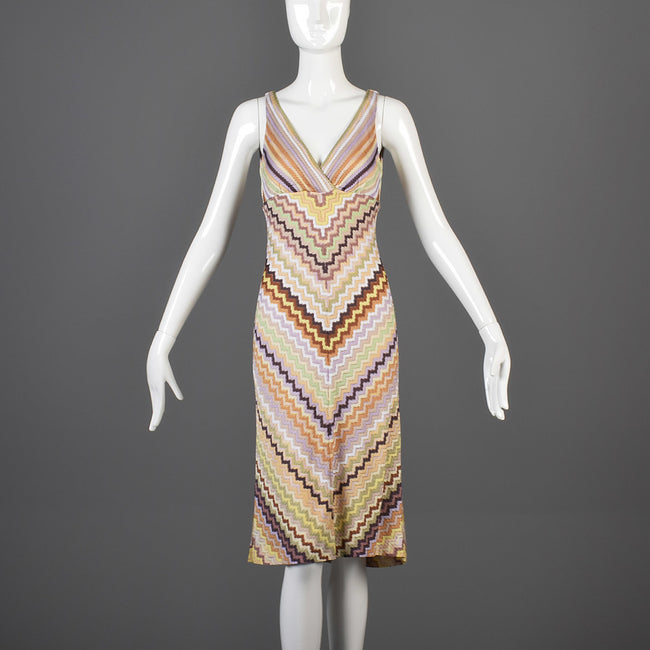 1990s Missoni Sleeveless Midi Dress