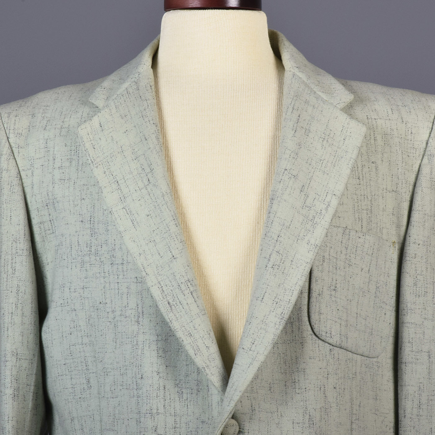 1950s Men's Mint Green Atomic Fleck Jacket